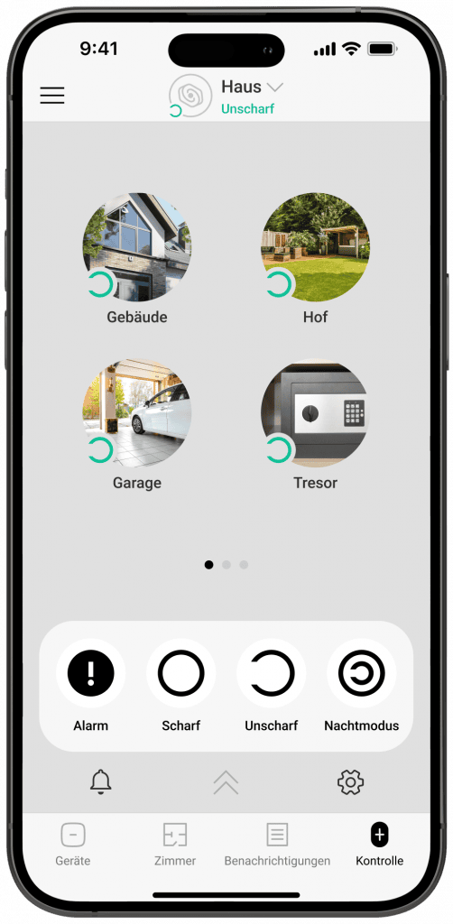Intelligente Alarme für Haus & Hof.